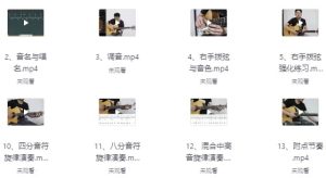 吉他零基础系统教程，从入门到大师级-财仔梦想资源网