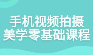 手机视频拍摄美学零基础课程-财仔梦想资源网