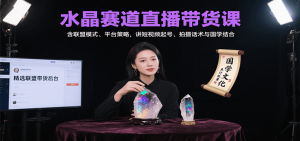 水晶赛道直播带货课：含联盟模式、平台策略，讲短视频起号、拍摄话术与国学结合-财仔梦想资源网