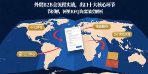 外贸B2B全流程实战，出口十大核心环节拆解，阿里RFQ询盘深度解析-财仔梦想资源网