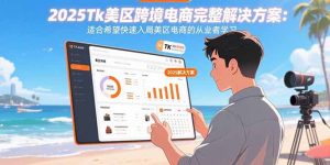 2025Tk美区跨境电商完整解决方案：适合希望快速入局美区电商的从业者学习-财仔梦想资源网