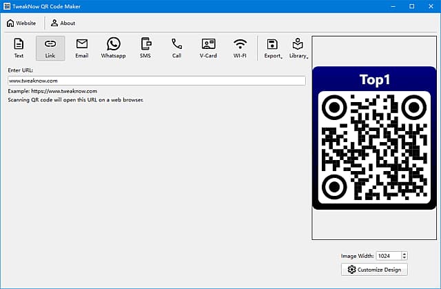 TweakNowQRCodeMaker(二维码生成软件)v3.6.2便携版-财仔梦想资源网