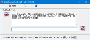 GetWindowText(查看窗口控件文本内容)v5.25多语便携版-财仔梦想资源网