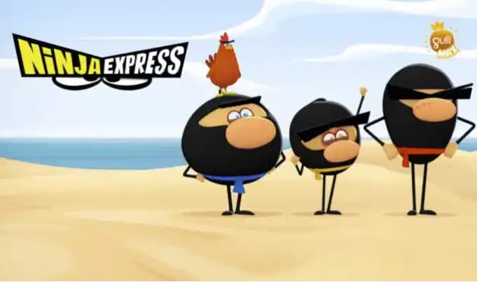 BBC儿童喜剧英文动画《忍者快递NinjaExpress(视频+音频)》-财仔梦想资源网