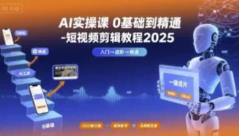 AI实操课0基础到精通-财仔梦想资源网