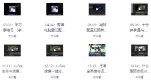 游戏剪辑实操课-财仔梦想资源网