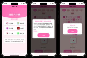 情侣飞行棋游戏h5源码带uniapp-财仔梦想资源网