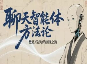 聊天智能体方法论-咨询师教师个人IP教程，咨询师教练躺賺之路-财仔梦想资源网