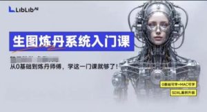 LibLibAI哩布哩布生图炼丹系统入门课，从生图到炼丹，只学这一门就够了-财仔梦想资源网