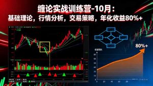 缠论实战训练营-10月：基础理论，行情分析，交易策略，年化收益80%+-财仔梦想资源网