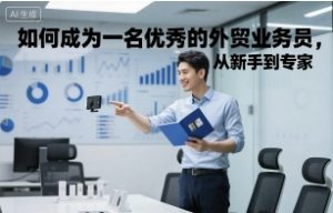 如何成为一名优秀的外贸业务员，从新手到专家-财仔梦想资源网