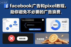 facebook广告和pixel教程，助你避免不必要的广告浪费-财仔梦想资源网