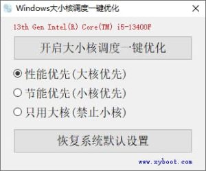 Windows大小核调度一键优化v1.0.2.8中文绿色版-财仔梦想资源网