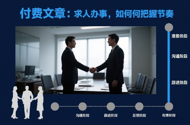 付费文章：求人办事，如何把握节奏-财仔梦想资源网