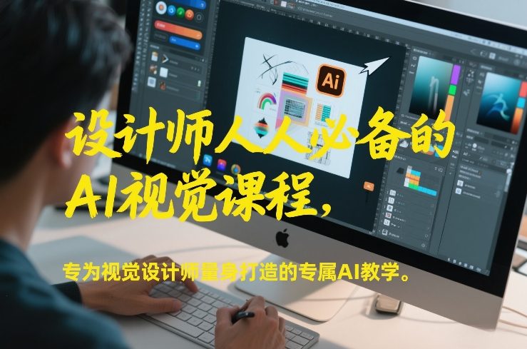 设计师人人必备的AI视觉课程，专为视觉设计师量身打造的专属AI教学-财仔梦想资源网