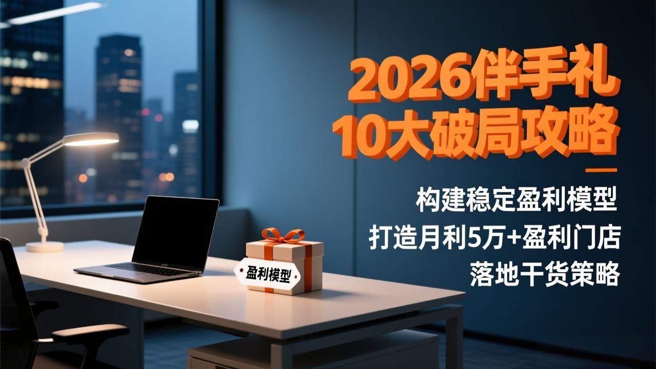 2026伴手礼10大破局攻略：构建稳定盈利模型，打造月利5万+盈利门店，落地干货策略-财仔梦想资源网