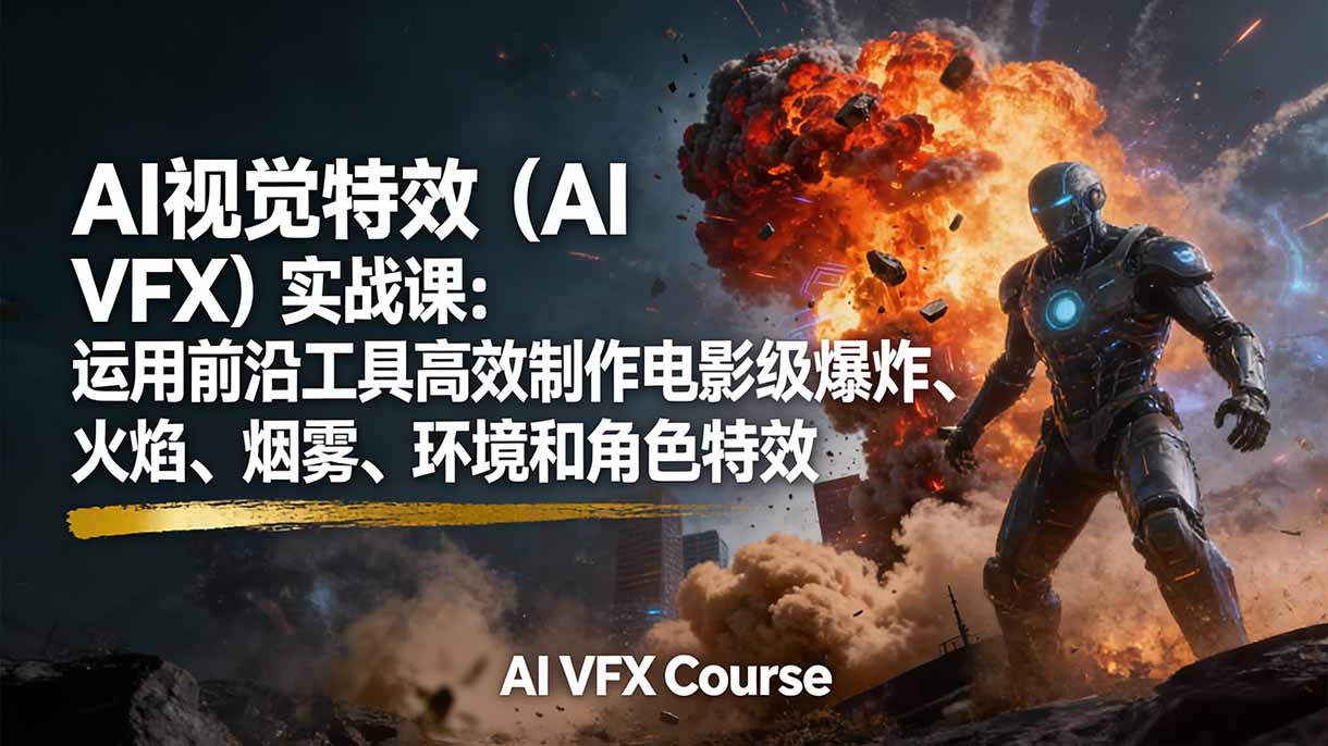 AI视觉特效(AI VFX-财仔梦想资源网