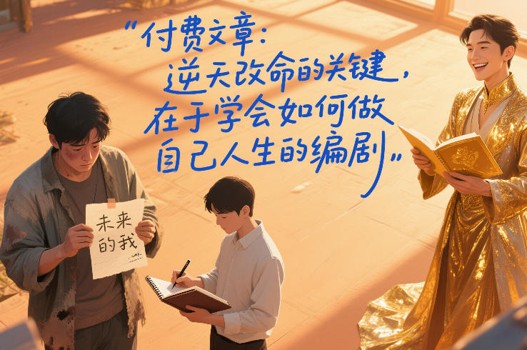 付费文章：逆天改命的关键，在于学会如何做自己人生的编剧-财仔梦想资源网