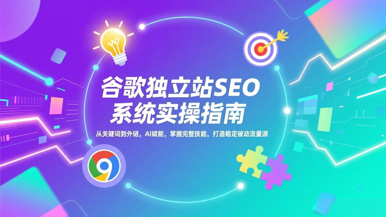 谷歌独立站SEO系统实操(更新-财仔梦想资源网