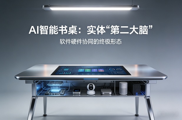 AI智能书桌搭建，构建你的实体“第二大脑”，软件硬件协同的终极形态-财仔梦想资源网