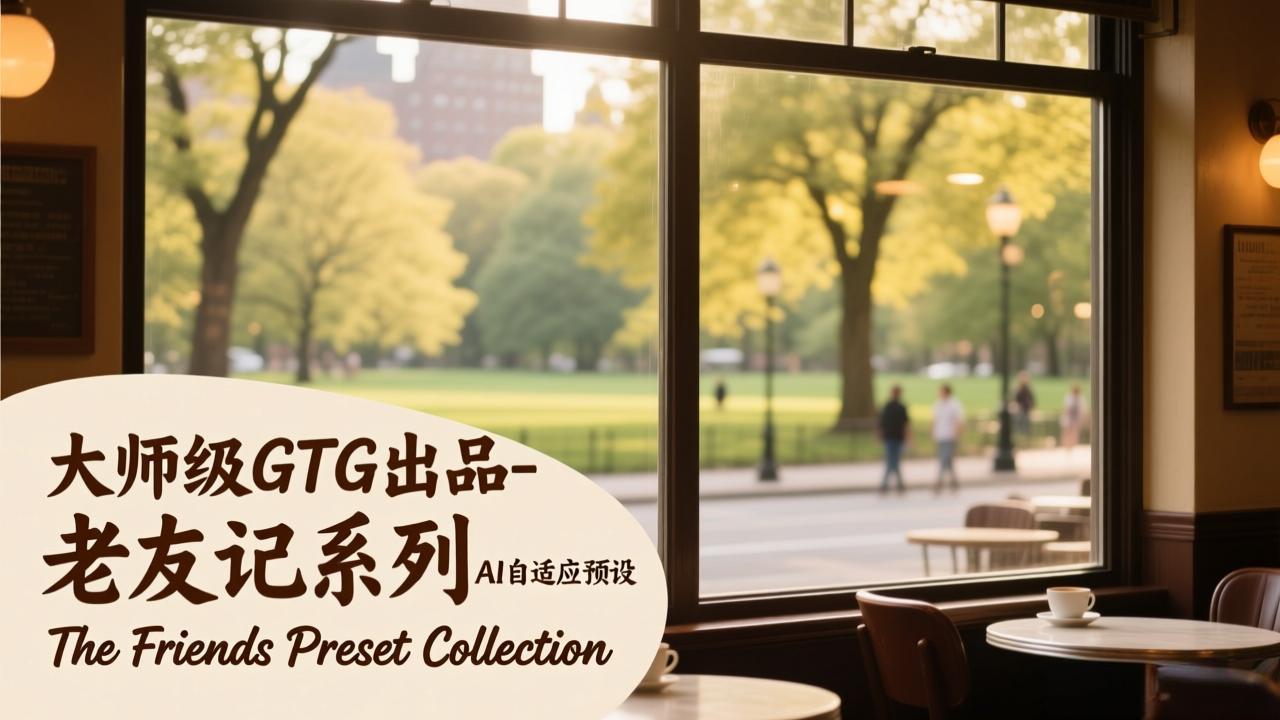 大师级GTG出品-老友记系列AI自适应预设The Friends Preset Collection-财仔梦想资源网